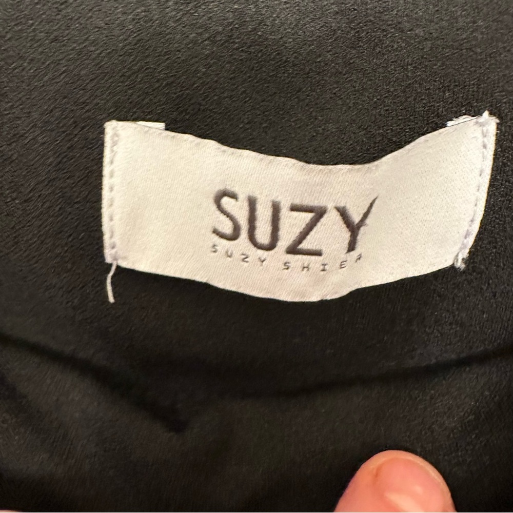 ⭐️ Suzy Shier XL Elegant Black Flare Trousers 32” inseam - Picture 2 of 6